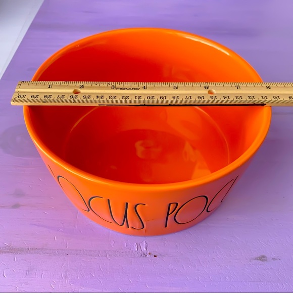 Rae Dunn Halloween Hocus Pocus Bowl Orange Rae Dun - Picture 2 of 2